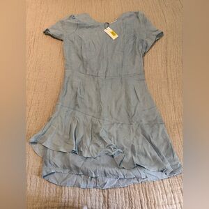 Sugar + L!PS Chambray Mini Dress